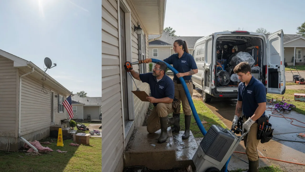 Ceiling Water Damage Restoration in Montague, TX near me
