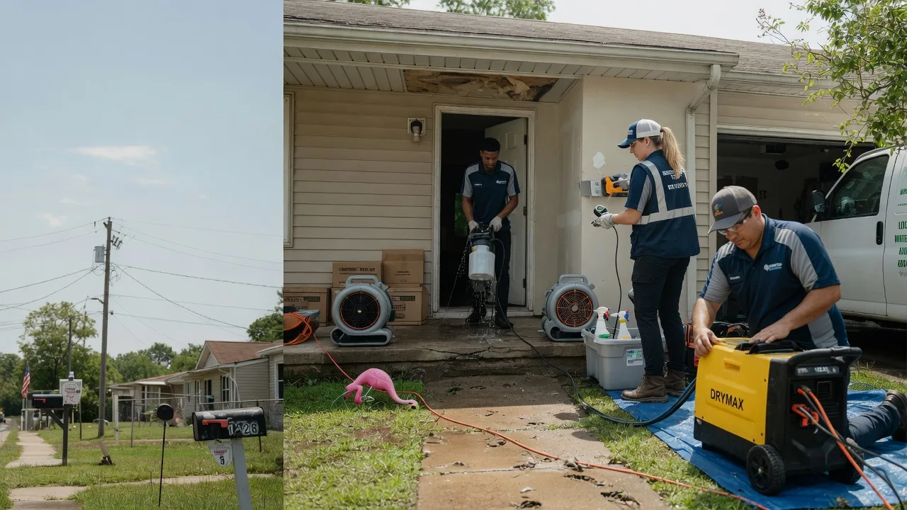 Storm Damage Water Removal in Montague, TX near me